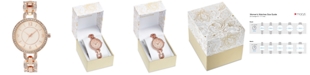 Charter Club Women's Pav&eacute; Rose Gold-Tone Bracelet Watch 33mm, Created for Macy's